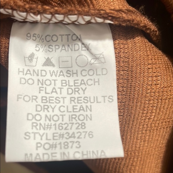 Brown Ruffle Dress - Picture 8 of 8